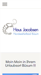 Mobile Screenshot of haus-jacobsen-buesum.de